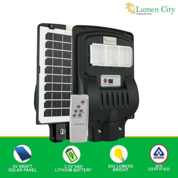 Solar Street Light 4W | Remote Control | 6-7 Hr Backup | 5000 mah Battery | Rapid Charging - Image 4