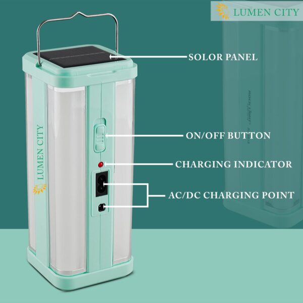 Solar Rechargeable Lantern Emergency Light - Image 2