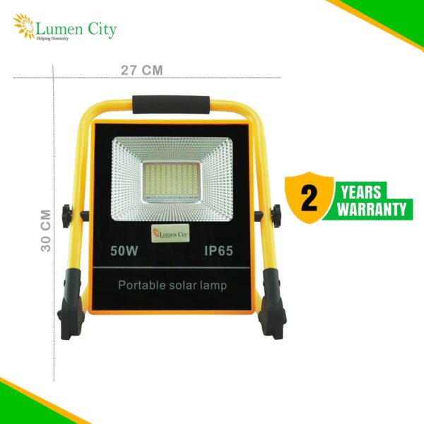 Portable Solar Camp Light 6W | 8-12 Hr Backup | 10000 mah battery | 3 Light Modes - Image 6