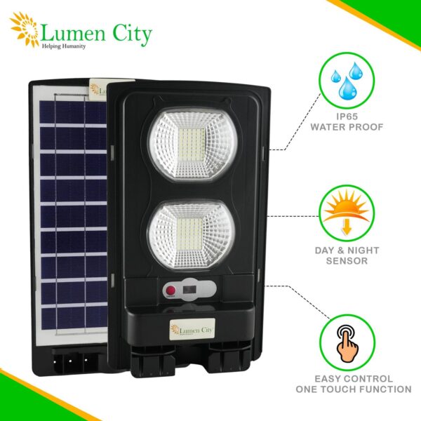 Mini Solar Light 6W | Wall Bracket | 4-6 Hr Backup | 3500 mah Battery - Image 4