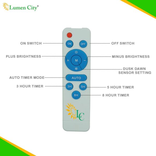 Semi-Integrated Solar Street Light 16W | Remote Control | 6-7 Hr Backup | 20000 mah Battery - Image 6