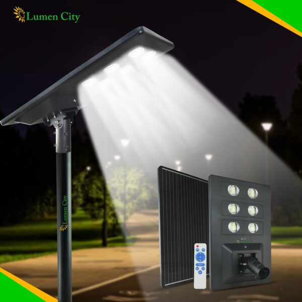 Lens Solar Street Light 38W | Remote Control | 18-24 Hr Backup | 60000 mah Battery | Radar Sensor - Image 9