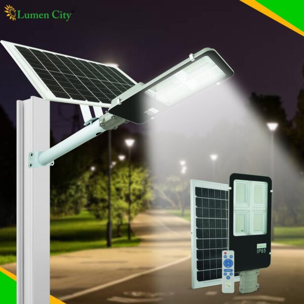 Semi-Integrated Solar Street Light 16W | Remote Control | 6-7 Hr Backup | 20000 mah Battery